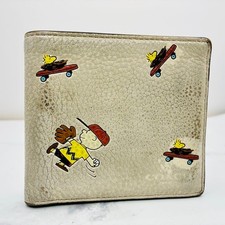COACH x PEANUTS Bi-fold Wallet - Snoopy CB