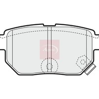 Apec BremsbeläGe Hinten FüR Toyota Auris E15 2006-2012 (R90)