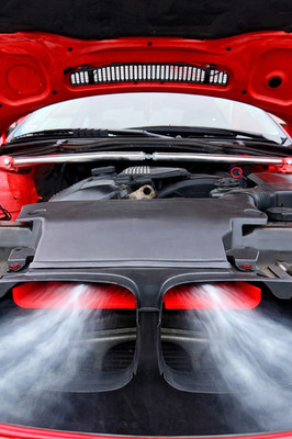 Airscoop Kaltluftansaugung Intake in rot für BMW 3er E46 320 323 325 330 Tuning