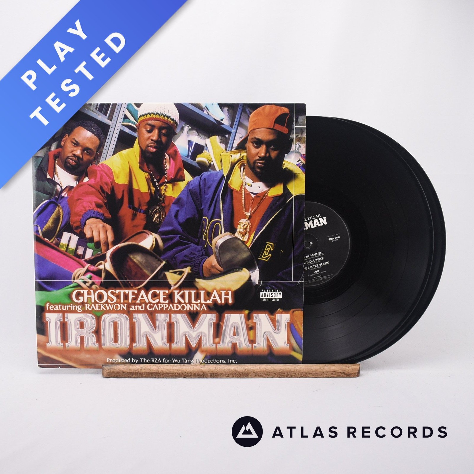 Ghostface Killah Ironman - Instrumental 2 x LP Album Vinyl Record - EX/VG+