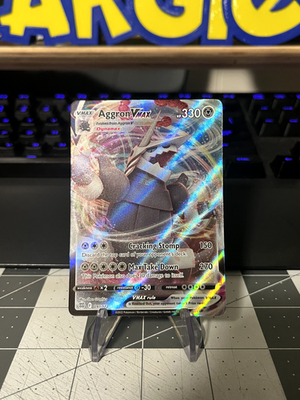 Aggron Vmax 097/172 Ultra Rare - Brilliant Stars Pokemon Card - NM Aggron Vmax 097/172 Ultra Rare - Brilliant Stars Pokemon Card - NM