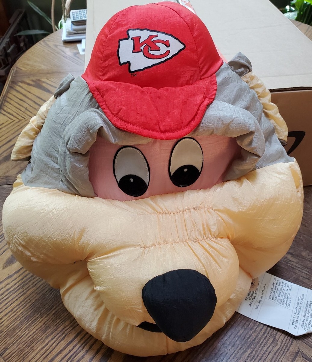 1995 Kansas City Chiefs Mascot Vintage NFL Team Plush Stuffins
