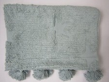 Pottery Barn Kids Lorena Canals Machine Washable Hippy Star Rug Aqua Blue #B6005