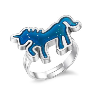 Unicorn Ring Mood Emotion Color Changing Jewels Kids Temperature Control Enamel 7111626517254 | eBay