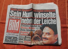 Bild Zeitung, Rudolph Moshammer tot, 15.01.2005, München Mord Homo-Milieu