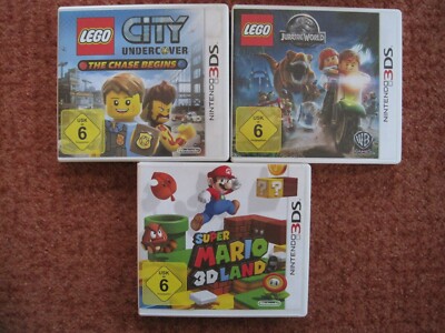3 Nintendo Spiele Lego City Undercover, Lego Jurassic World, Super Mario 3D Land