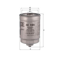 Kraftstofffilter Knecht KC 104 FüR Volvo