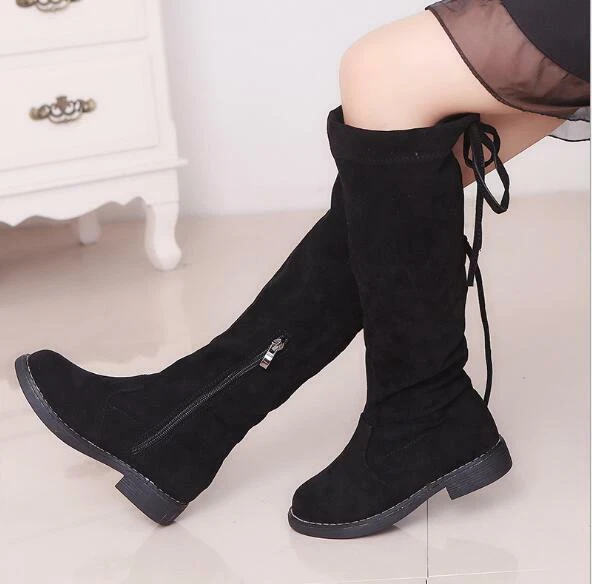 Little girls over the knee clearance boots
