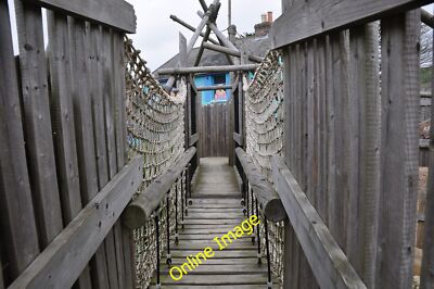 Foto 12x8 Blackgang Chine: Schmugglerland - Brückenüberquerung quer c2012