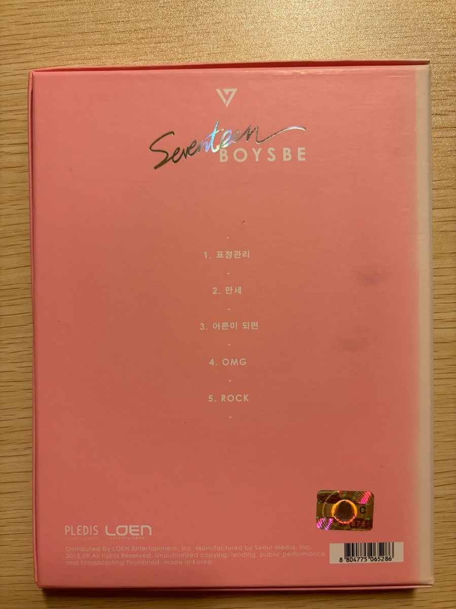 Seventeen [BOYS BE] Mingyu Autographed Signed Album Mwave