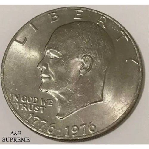 Eisenhower Bicentennial dollar coin - Picture 2 of 2