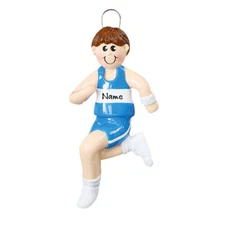 PERSONALIZED Male Runner - Track & Field Christmas Ornament 2023 Keepsake Gift
