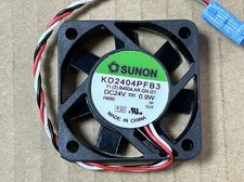 SUNON KD2404PFB3 24V 0.9W 4CM 4010 3-wire alarm signal inverter fan