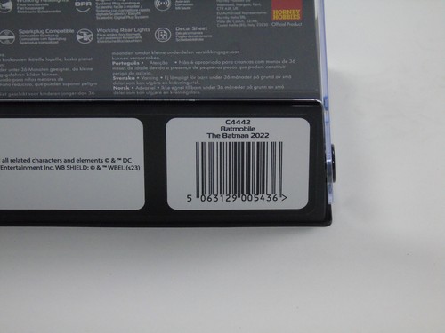 Scalextric Slot Car 1:32 Scale Batmobile The Batman Black C4442 New Box - Picture 16 of 17