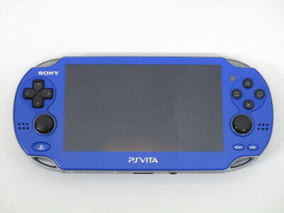 SONY PS Vita PCH-1000 OLED Wi-Fi Model Sapphire Blue Console Only