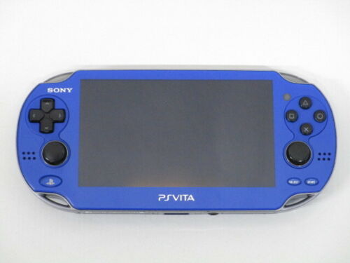 Consola Sony PS Vita PCH-1000 OLED modelo Wi-Fi azul zafiro solo de Japón - Imagen 1 de 4