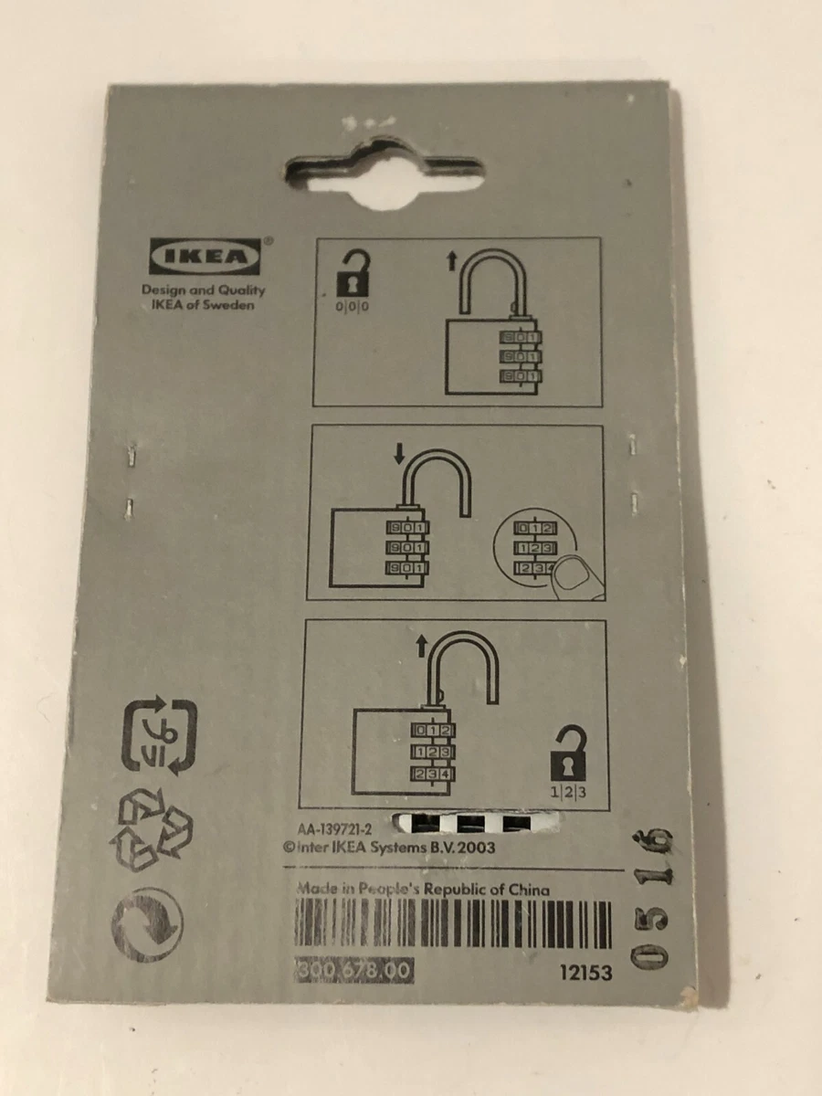 Ikea combination lock deals