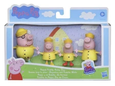 4 Pack Peppa Pig Peppa's Rainy Day Figures