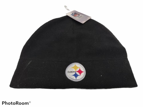 PITTSBURGH STEELERS Plush Black STOCKING HAT BEANIE ONE SIZE NEW NFL-t52
