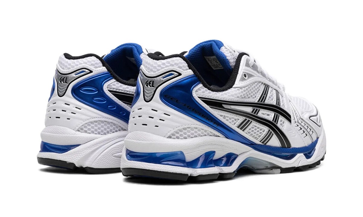 Asics Gel-Kayano 14 White Tuna Blue Black Grey Silver 1201A019-101