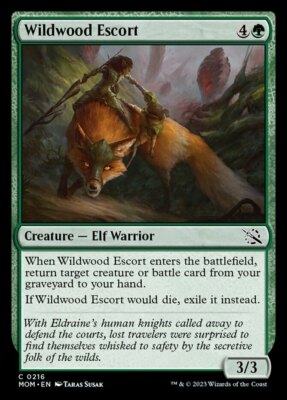 Wildwood Escort - Foil x1 - March of the Machine - NM-Mint, English - March of t