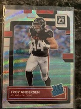 Troy Andersen  2022 Donruss Rated Rookie Optic Prizm #273 Falcons 009/300 Wave