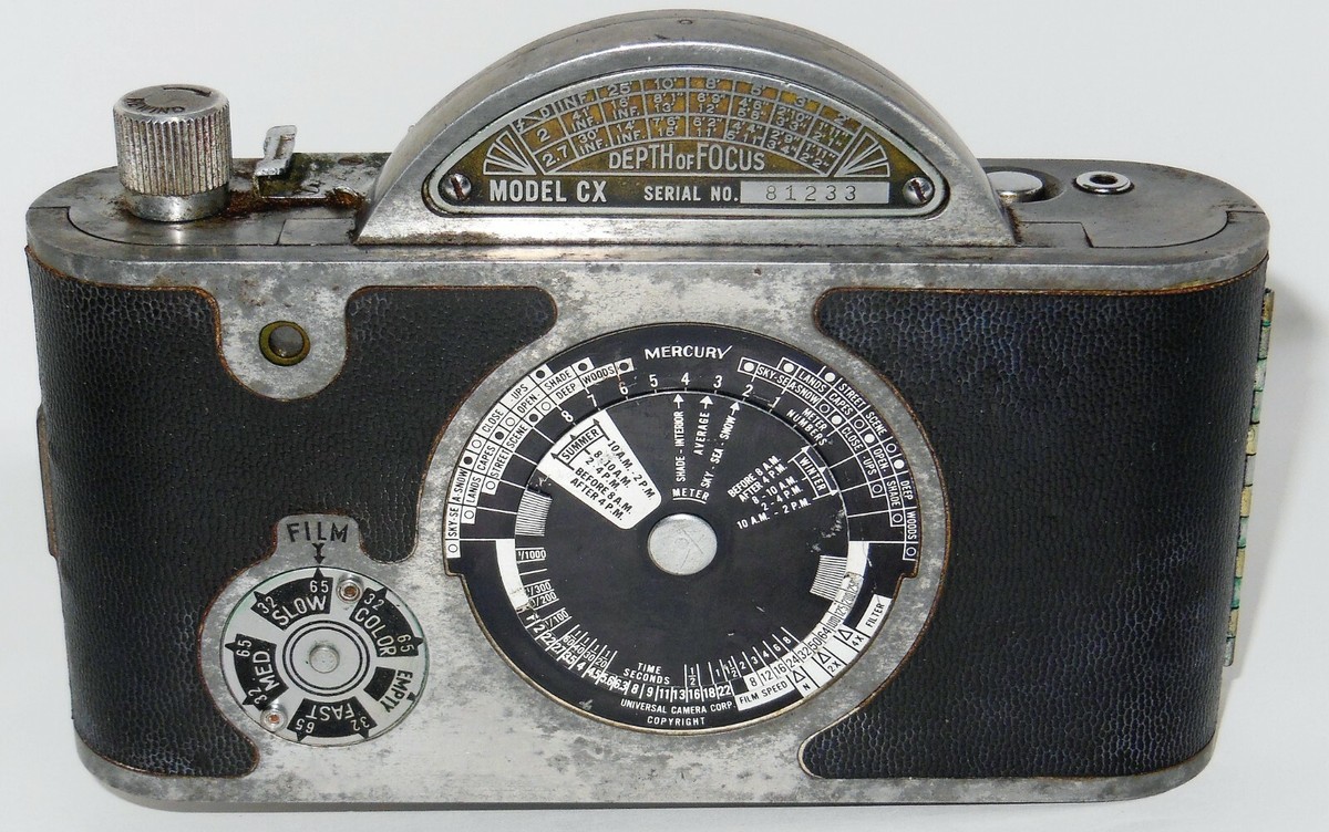 Vtg Collectors 1945 MERCURY II CX 35mm 1/2 Frame CAMERA w