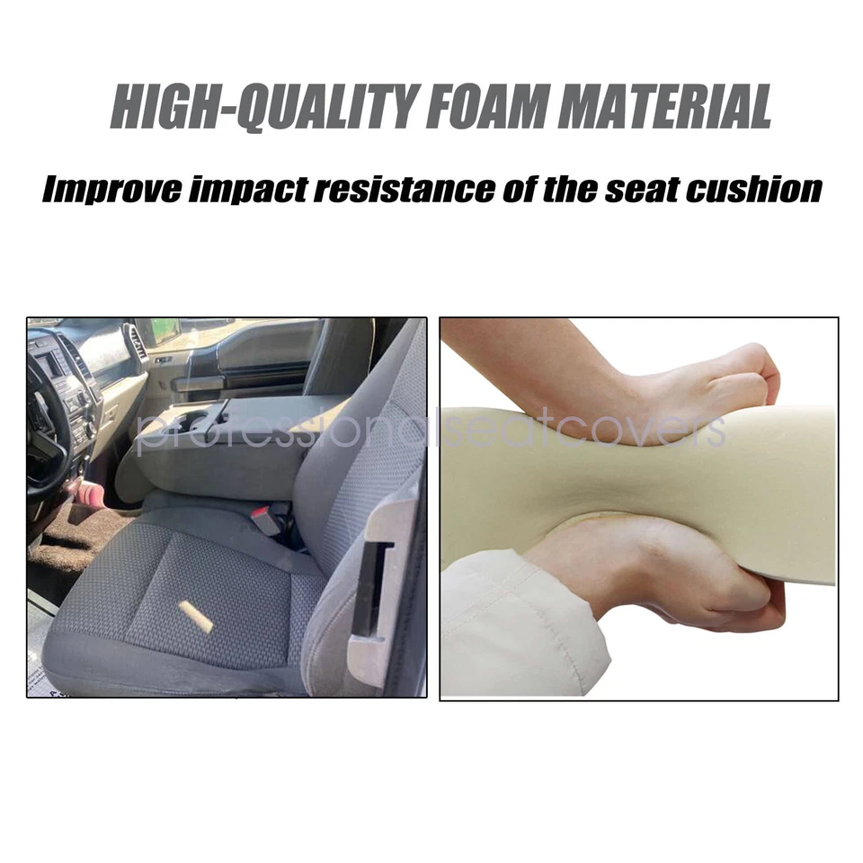 2015 to 2020 For Ford F150 F-150 XLT Driver Bottom Seat Foam Cushion Front Side - Image 2 of 4