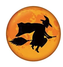 Snap Jewelry Witch Happy Halloween Enamel 18-20mm Fits Ginger Charm Accessories