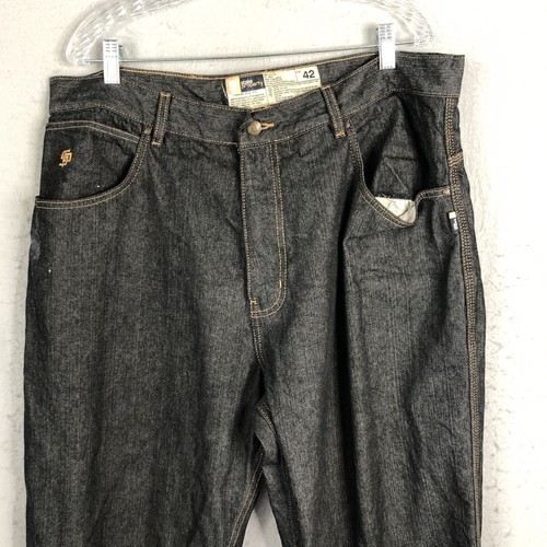 State Property Baggy Leg Jeans Mens 42 Blue Standard Issue 18153 Loose Street - Picture 2 of 22