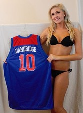 Bob Dandridge Signed Blue Custom Jersey - Washington Bullets / Wizards Champion