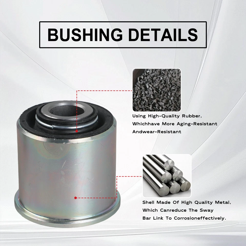 4x New Rear Axle Knuckle Bushings LH&RH for Ford Mustang 2015-2023 All Engine - Imagem 3 de 4