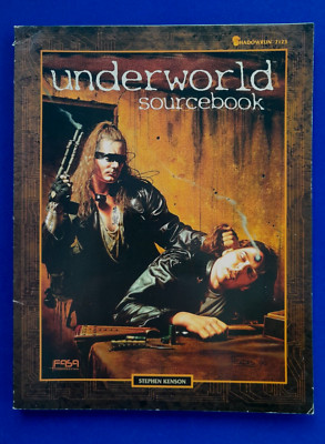 Underworld Sourcebook - Shadowrun 2e - FASA 7123 - sehr guter Zustand