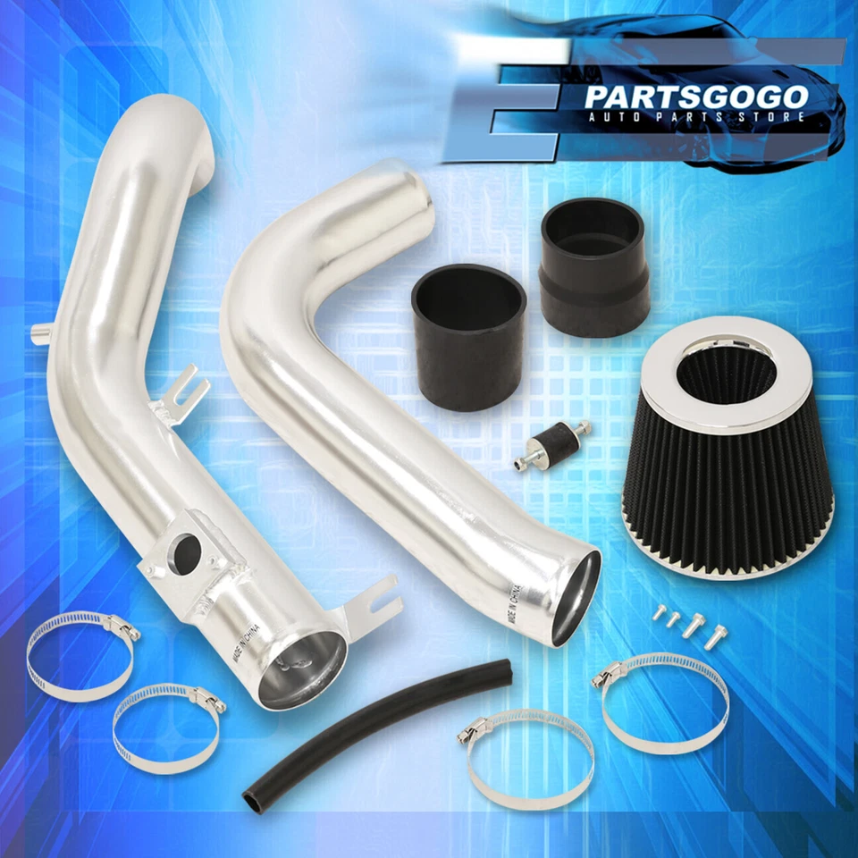 For 07-10 Scion tC Coupe 2.4 l4 Cold Air Intake Induction System Polish + Filter Foto 4 de 4