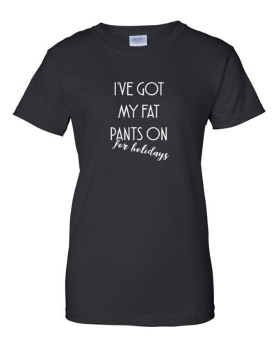Womens Pants On For Holidays T-Shirt Funny Easter Thanksgiving Tee Shirt Gift - Picture 3 of 8