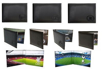 FUSSBALL FC LEDER STADION GELDBÖRSE CHELSEA LIVERPOOL TOTTENHAM OFFIZIELL LIZENZIERT