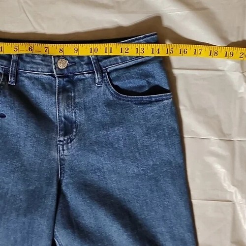 EPIC THREADS Girls Size 16 Adjustable Waist Butterflies Flowers Jeans Used - Picture 12 of 16
