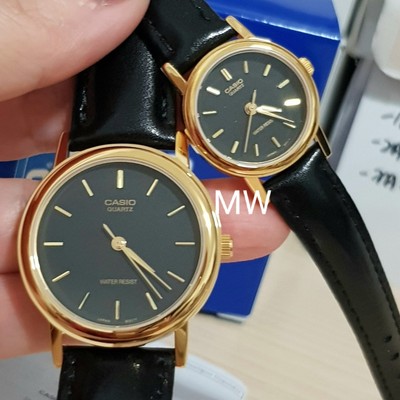 Casio Analog Leather Dress Couple Lover Pair Mtp Ltp 1095q 1a New Classic Ebay