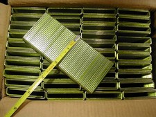 15 gauge 7/16" Medium Crown Staples 5000/bx Galvanized Chisel Point 2" long