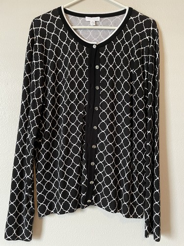 Womens Charter Club Black and White 
