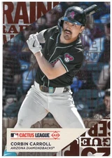 2025 Topps Series 1 Corbin Carroll #TG-15 Training Grounds Insert Diamondbacks