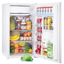 Single Door Mini Fridge, Dorm Fridge, Adjustable Thermostat