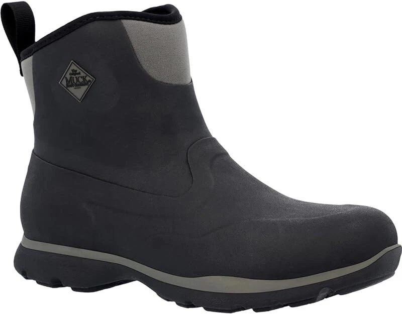 Muck Boot Men's Excursion Pro Mid Outdoor Snow Boots Black/Gunmetal Size 7