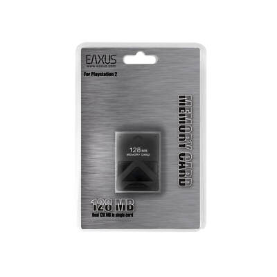 EAXUS  128 MB Playstation 2 Memory Card Speicherkarte NEU PS2 & PS2 Slim Konsole