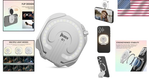 All-in-One E1 Selfie & Video Light - Adjustable Color Temp for Perfect Shots - 第 2/11 張圖片