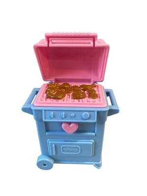Playskool BBQ Grill Playset with Food Pieces Light & Sound AA Battery
