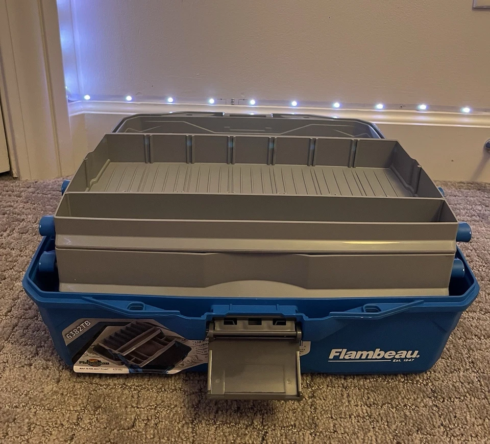 Flambeau Tackle Box. 2 Tray. Perfect Condition. Perfect For Beginners - Image 4 of 4