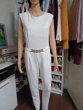 Koucla Damen Overall Schlaghose Jumpsuit Playsuit mit Schnalle Milax-Fashion