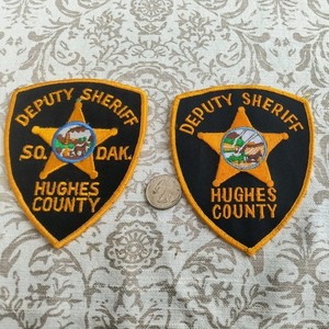 Vintage Old Hughes County Sheriff South Dakota SD lot of 2