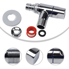 Space saving brass water stop valve perfect for small spaces compact design